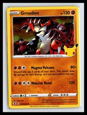 Carta Pokemon Holo Groudon Celebrazioni 017/025 R Fusibile Ryuta NM