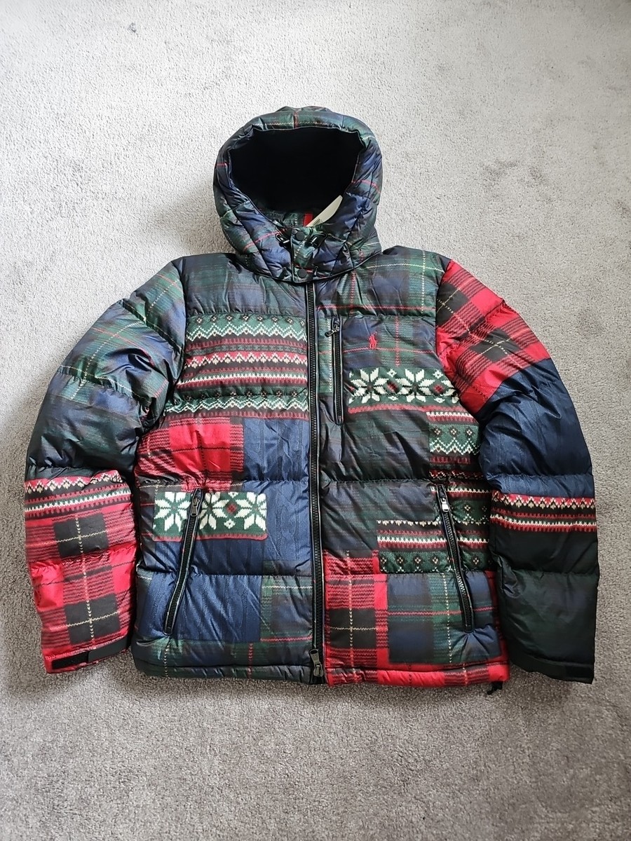 Polo Ralph Lauren The Gorham Patchwork Print Down Jacket Men's Polo Ralph Lauren The Gorham Patchwork Print Down Jacket Men's