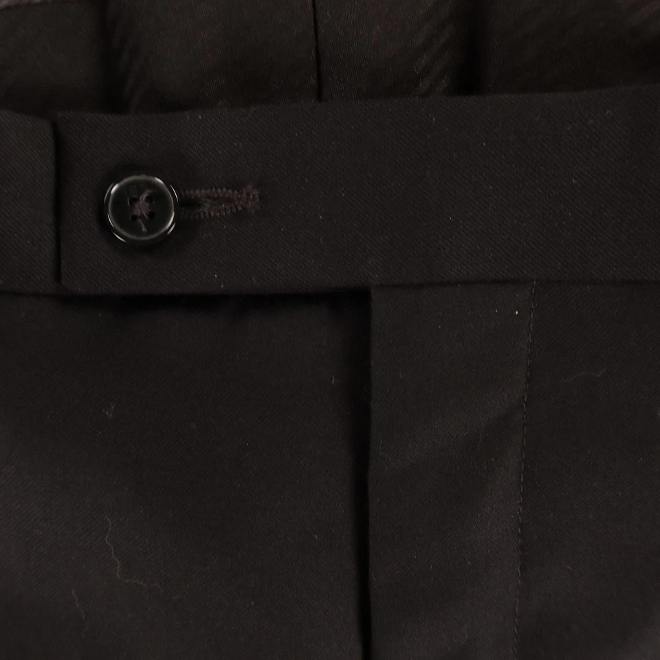 Calvin Klein Pants Mens 34x31 Black Slim Fit Dress Trousers Formal Classic Twill — 第 4/4 张图片