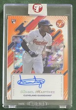 2025 TOPPS PRISTINE Angel Martinez ORANGE REFRACTOR AUTO AUTOGRAPH RC 02/25