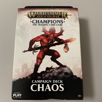 Warhammer Age of Sigmar Champions Campaign Deck ''CHAOS'' Trading Card Game