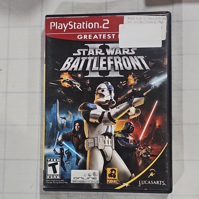 LucasArts Star Wars Battlefront II PS2 2005 Online Play NTSC-U/C Shooter T