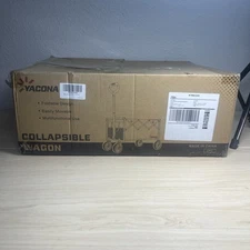 YACONA 3 in 1 Wagons Carts Foldable, 360LBS Lightweight Wagon with All Terrai...