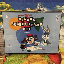 Looney Tunes Deluxe Rubber Stamp Kit WB Studio Store 1996 Rare Used