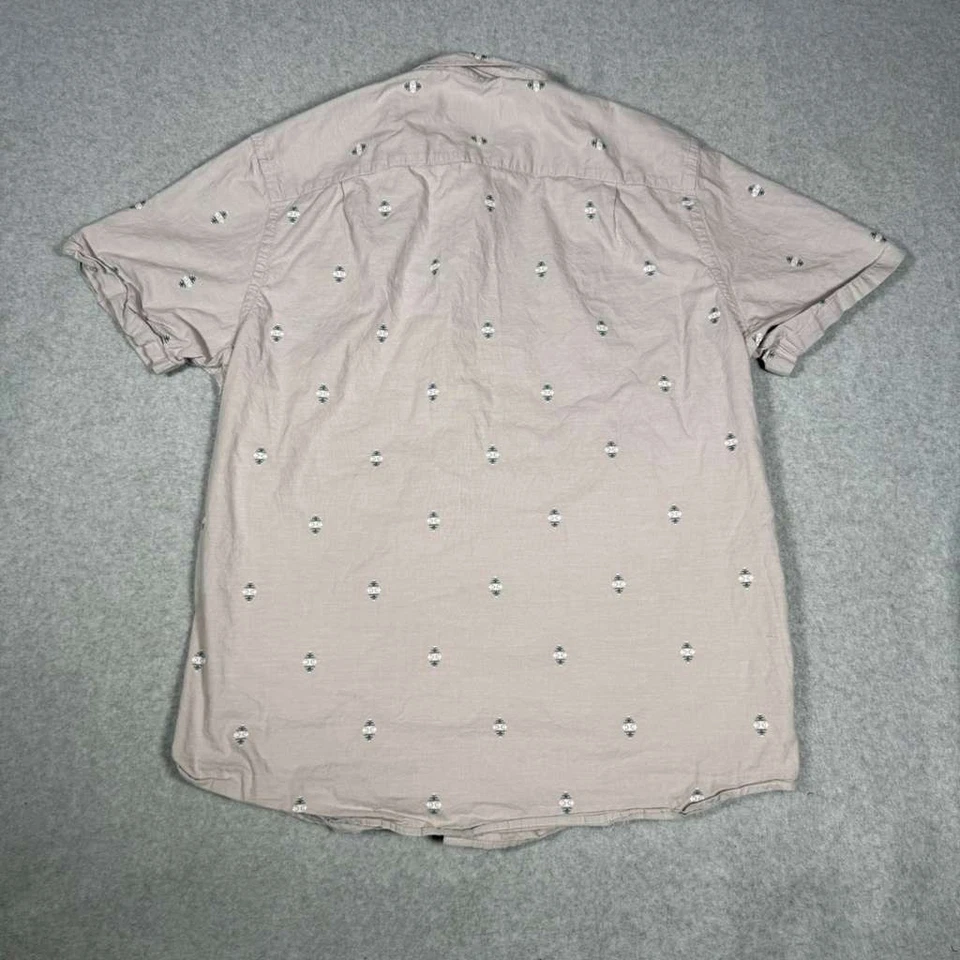 Pendleton Short Sleeve Button Shirt Mens Large Hiking Outdoors Gray - Image 4 of 4