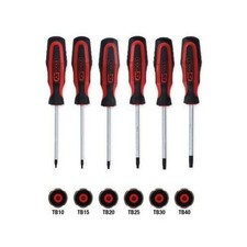 ERGOTORQUEplus Schraubendreher-Satz, 6-tlg, Torx mit Bohrung KS TOOLS 159.0040