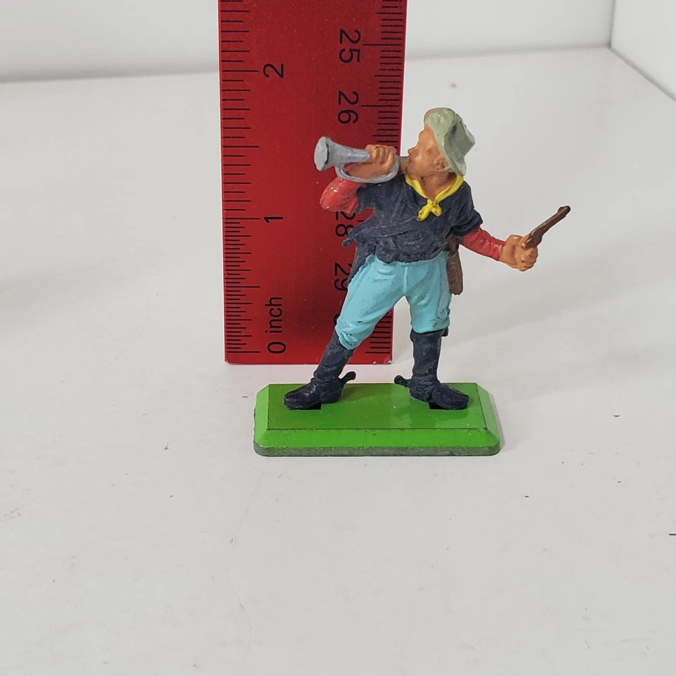 Lote de 8 figuras de soldados montadas vintage de caballería de los Estados Unidos detalle de Gran Bretaña Foto 3 de 4