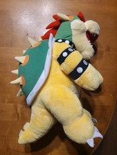 Build a Bear Nintendo Super Mario Bowser Authentic 17" Stuffed Plush WITH SOUND