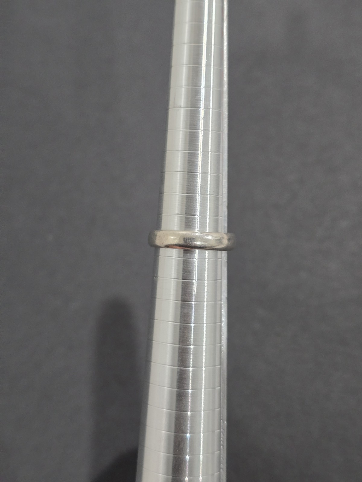 925 Solid Silver Wedding Band Ring - image 3