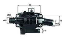 Mahle Thermostat, KüHlmittel U.A. FüR CitroËN, Ford, Mazda, Mini, Peugeot