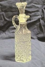 Vintage Anchor Hocking Wexford Clear Glass Vinegar Oil Cruet with Stopper