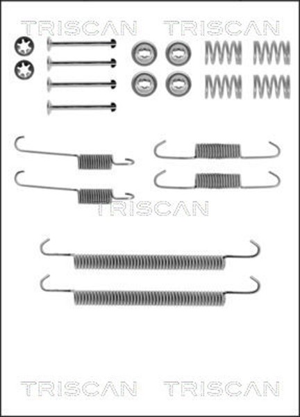 ZubehöRsatz Bremsbacken Triscan 8105 112581 FüR BMW 5Er E39 3Er E36 Compact 316-image