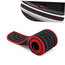 Car Rear Bumper Protector, 35" x 3.15" Rear Bumper Protector, Anti-Slip Red