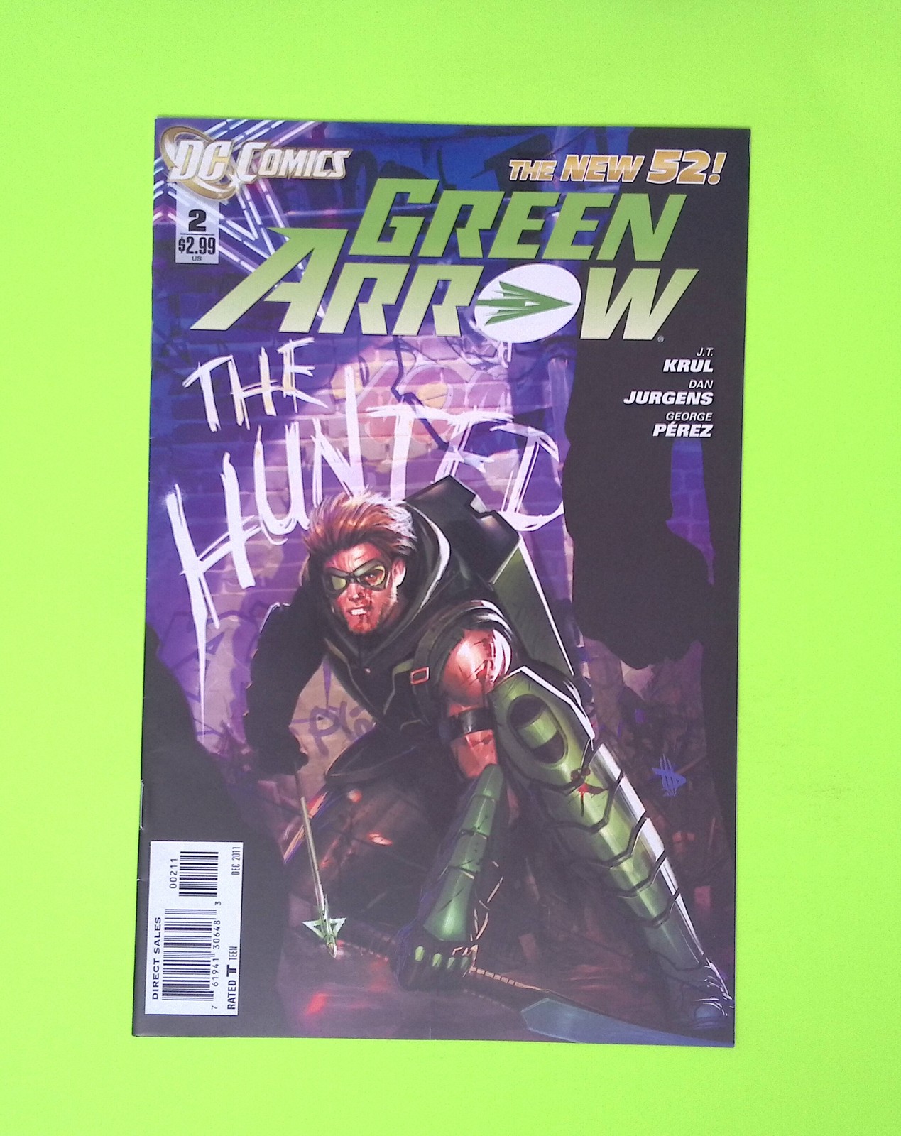 Green Arrow #2 Vol. 6 2011 DC Comics Higher Grade Comic Book X248-211