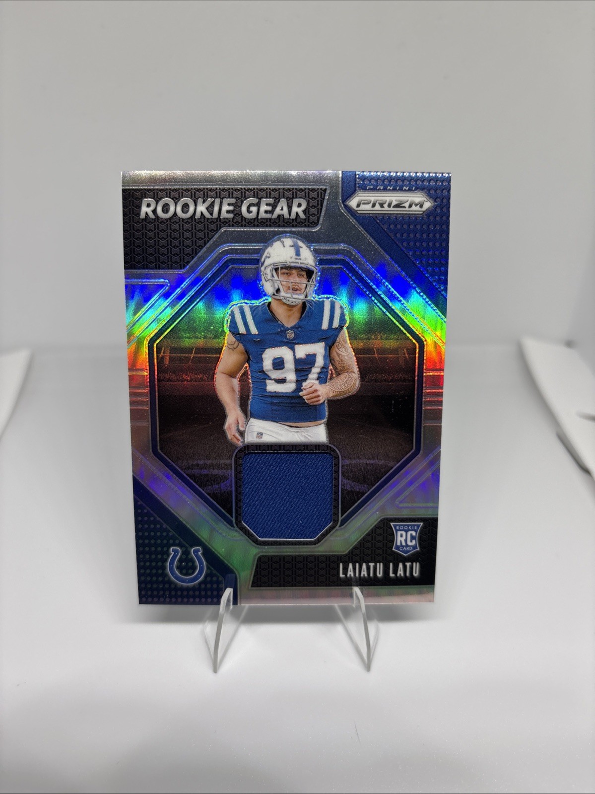 2024 Panini Prizm - Rookie Gear Laiatu Latu #RG-LLU (MEM, RC)