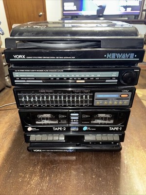 Vintage YORX Newave Fm2411 UH Tape Deck FM/AM Stereo, Record