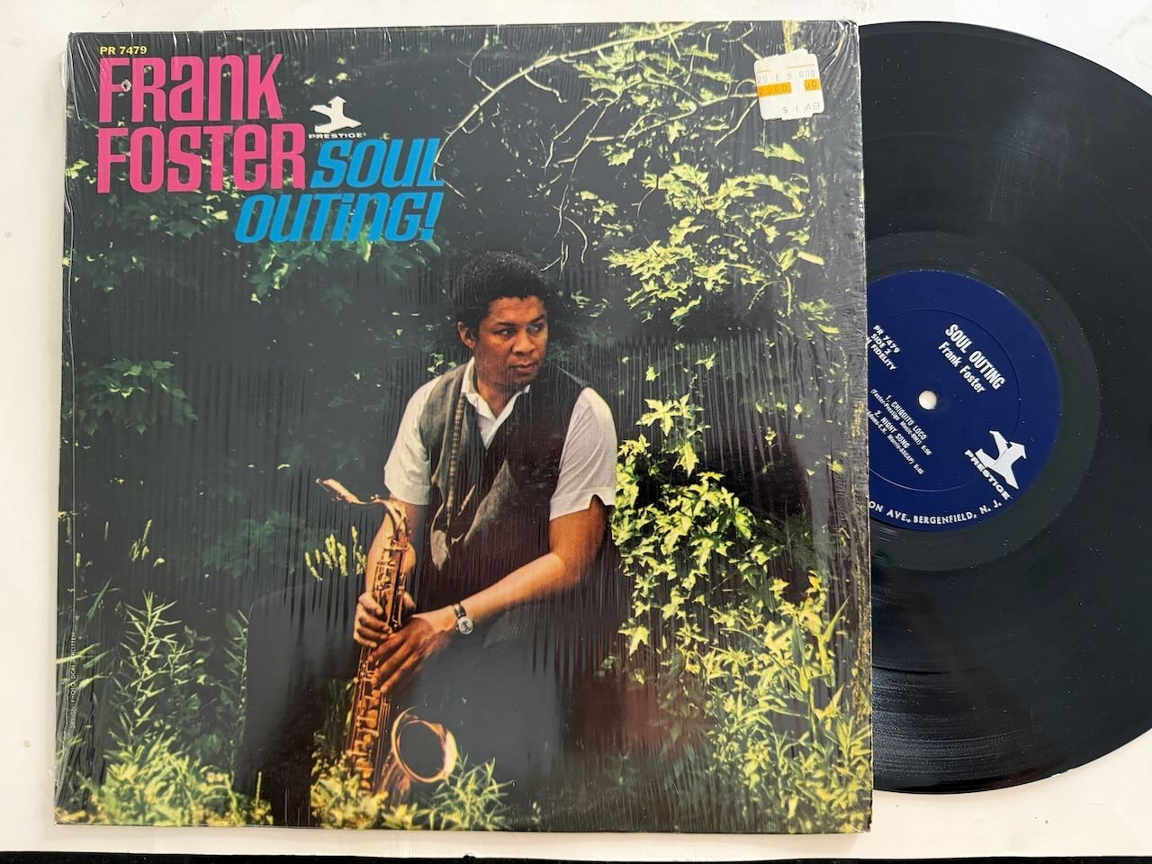 Frank Foster LP "Soul Outing" ~ Prestige 7479 ~ Mono ~ Van Gelder ~ SHRINK VG++