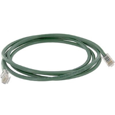 2PC CINCH AIM-CAMBRIDGE 73-7773-7 Patch Cord, 7 Ft., Cat5e, Non Booted, Green,