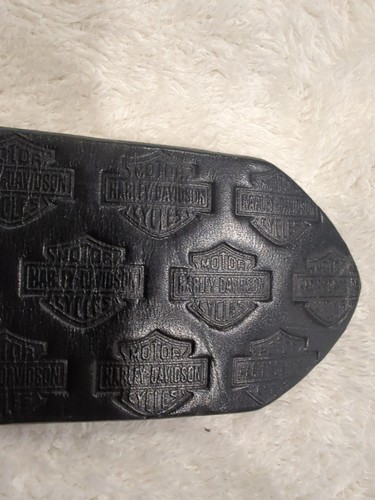 Fibbia cintura Harley Davidson Eagle 1998 su 1,5"x44" HD in pelle usata USA - Foto 10 di 10