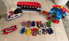 Paw Patrol Hauptquartier 3 große und 12 kleine Fahrzeuge