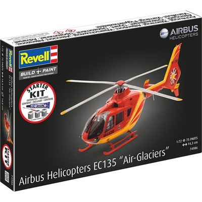 Revell Airbus EC135 Air Glaciers 1:72 Hubschrauber Modellbausatz 74986