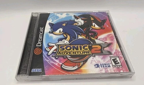 Sonic Adventure 2 Sega Dreamcast 2001 Complete w/ Manual Tested Works Mint Disc