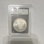 1880 Morgan Silver Dollar $1 Coin San Francisco Proof-Like Uncirculated 0.9 Fine