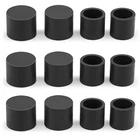 Black Pipe Tube Plugs End Cover Caps Silicone Rubber Round Blanking 2.8mm-78.5mm