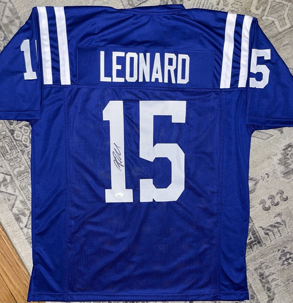 Riley Leonard Signed Custom Indianapolis Colts Jersey PSA COA | eBay