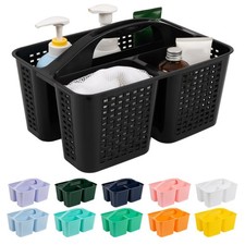 Portable Shower Caddy, Caddy Organizer with Handle, Plastic Shower Basket Hol...