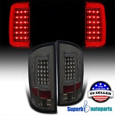 Fits 2002-2006 Dodge Ram 1500 03-06 2500 3500 Smoke Led Strip Tail Lights Lamp Fits 2002-2006 Dodge Ram 1500 03-06 2500 3500 Smoke Led Strip Tail Lights Lamp