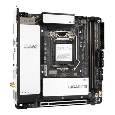 GIGABYTE Z590I VISION D Motherboard Z590 LGA1200 DP DDR4 Mini-ITX M.2 Core @zx