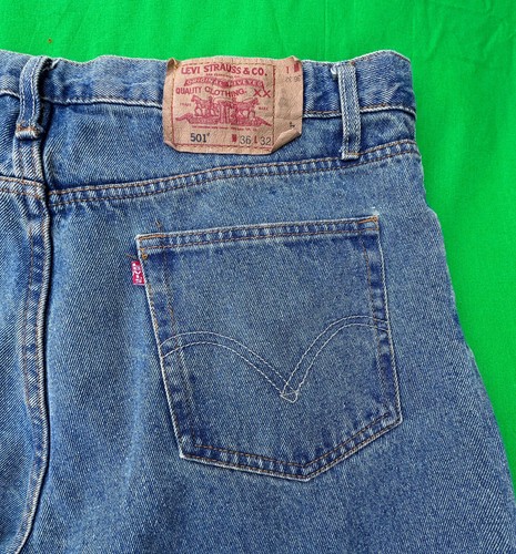 Vintage Levis 501 WPL 423 Men's Denim Pants Size 36x32__MADE IN USA. - Picture 9 of 10