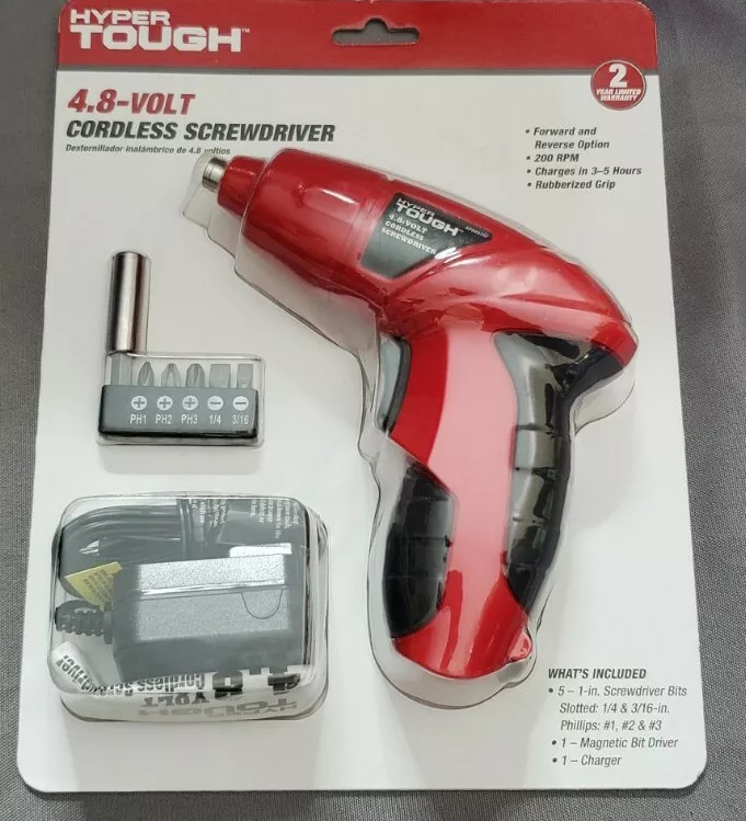 Hyper tough cheap cordless screwdriver