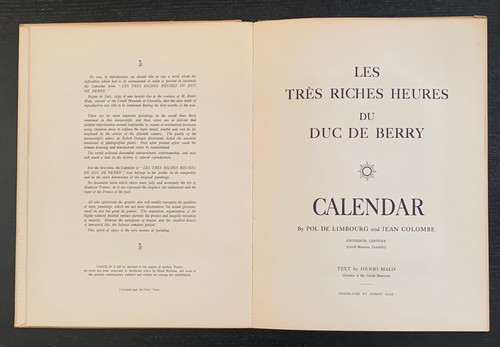 LES TRES RICHES HEURES DU DUC DE BERRY - VERVE 7 - 1ST - 1940. - Foto 3 di 13