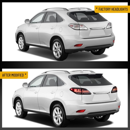 VLAND LED Tail Lights For Lexus RX350 RX450H 2010-2015 w/Startup Animation Pair - Afbeelding 3 van 18