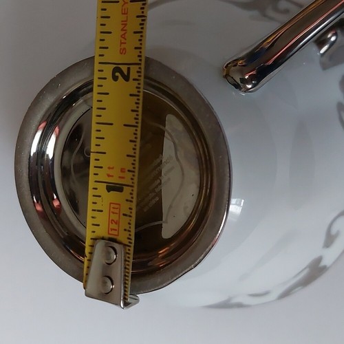Ciroa Luxe Silver Metallic Accent Porcelain Coffee Mug - Picture 6 of 9