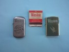 Winston Cigarette lighters &  Vintage Book of Winston Matches -Tobacciana — photo 2