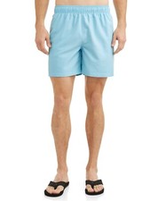 George Men's Swim Trunks Shorts Size 3XL 48-50 Turquoise 6" Inseam Above Knee