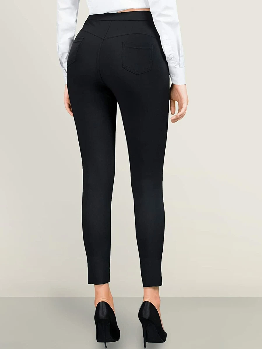 High waisted black skinny dress best sale pants