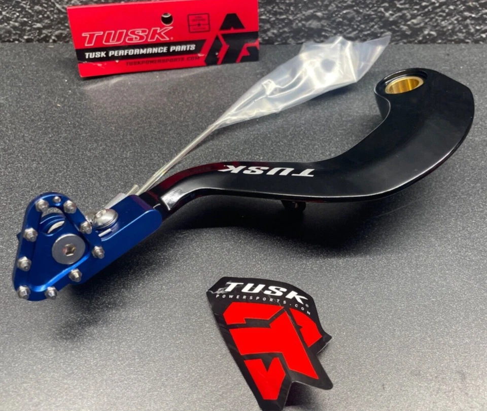 Pedal de freno Tusk 2001 2002 2003 2004 2005 Yamaha YZ250F YZ 250F palanca de pie azul Foto 4 de 4