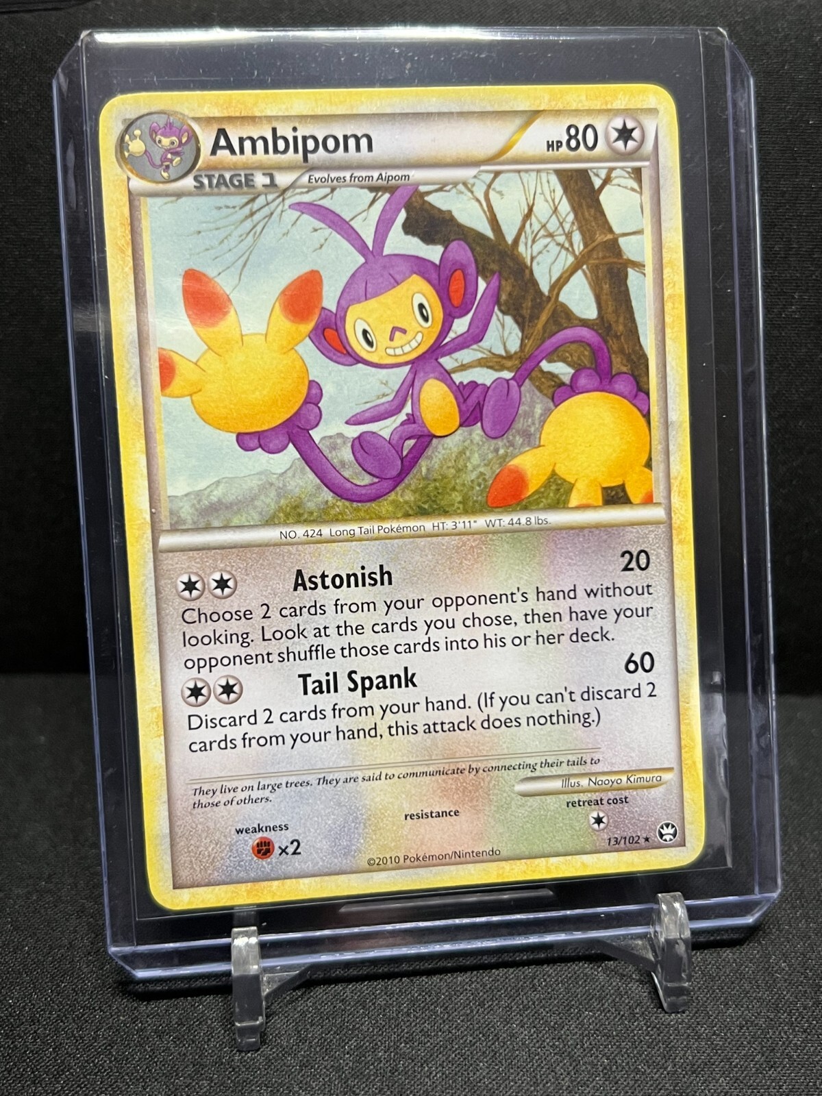 Ambipom 13/102 Rare Pokémon 2010 HGSS Triumphant LP
