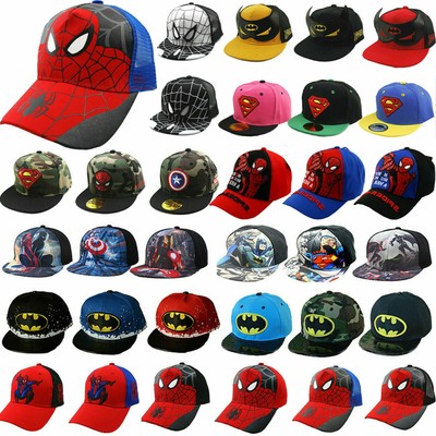 Batman Spiderman Basecap Kinder Jungen Baseball Cap Baseballkappe Mütze Lässig