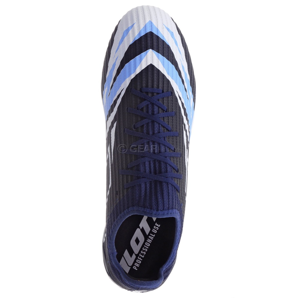 LOTTO Solista 200 VI FG Mens Professional Soccer Cleats, Blue