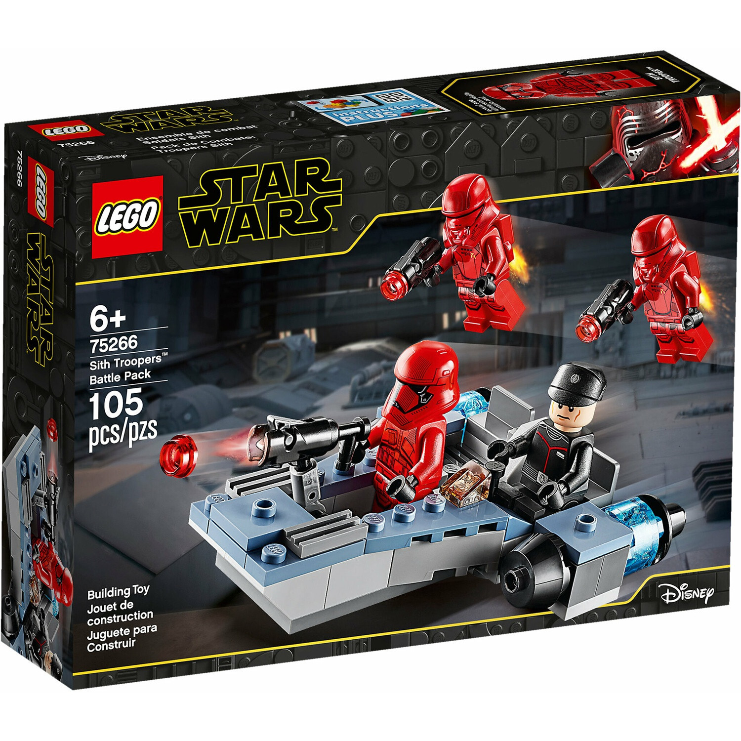 Sith Troopers Battle Pack LEGO Star Wars 75266, le cadeau idéal de 6 ans