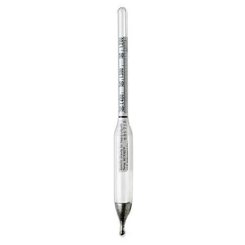 H-B DURAC 1.660/1.730 Specific Gravity Hydrometer for Heavy Liquids B61801-6400