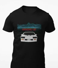 Retrowave Grid Chevy Camaro IROC-Z T-Shirt