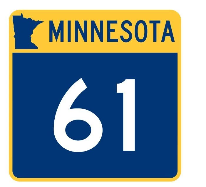 WINTER PARK PRODUCTS Minnesota State Highway 61 Sticker Decal R4653 Highway Route Sign