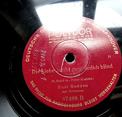 0094/ RUDI GODDEN-Wie schön, daß du bei mir bist-Die Liebe macht-78rpm Schellack