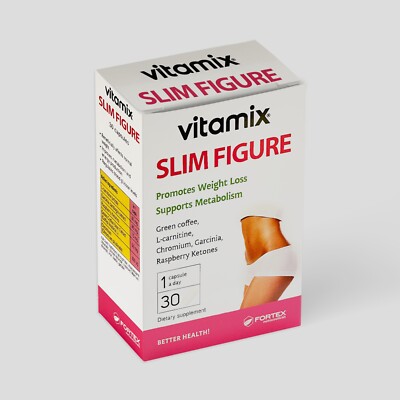Slim Figure Supplement mit Chrom zur Normalgewichtregulierung des Stoffwechsels 30 Kapseln